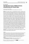 Research paper thumbnail of 2024 M A Katritzky (28-10-2024) The Merchant Scene of Biblical Drama: Rehabilitating the Female Input