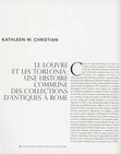 Research paper thumbnail of Le Louvre et les Torlonia: une histoire commune des collections d'antiques à Rome