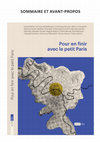 Research paper thumbnail of Pour en finir avec le petit Paris