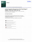 Research paper thumbnail of Review of Luke Galen, A Social Cognition Perspective of the Psychology of Religion Why God Thinks Like You
