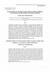 Research paper thumbnail of Pamuk Ekili Alanların Nesne Tabanlı Sınıflandırma yöntemi ile Belirlenmesi: Menemen Örneği