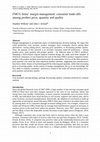 Research paper thumbnail of FMCG firms' margin management: consumer trade-offs among product price, quantity and quality