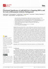 Research paper thumbnail of Functional Significance of miR-4693-5p in Targeting HIF1α and Its Link to Rheumatoid Arthritis Pathogenesis