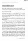 Research paper thumbnail of Political Developments and Data in 2023: Introducing the 2024 Political Data Yearbook.