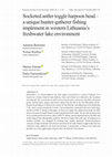 Research paper thumbnail of Socketed antler toggle harpoon head – a unique hunter­gatherer fishing implement in western Lithuania’s freshwater lake environment