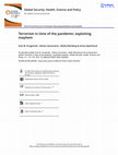 Research paper thumbnail of Terrorism in time of the pandemic: exploiting mayhem
