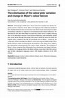 Research paper thumbnail of The colonisation of the colour pink: variation and change in Māori's colour lexicon