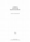 Research paper thumbnail of Eduard Iricinschi, “How Do Wisdom, Law, and Revelation a Religion Make? Appropriation and Displacement in the ‘Chapters of the Wisdom of My Lord Mani,” in Enrico Morano, Samuel N.C. Lieu, eds., Varia Manichaica. Analecta Manichaica III. Brepols, 2023, 129-143