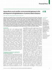 Research paper thumbnail of Aquaculture as yet another environmental gateway to the development and globalisation of antimicrobial resistance