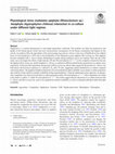 Research paper thumbnail of Physiological stress modulates epiphyte (Rhizoclonium sp.)-basiphyte (Agarophyton chilense) interaction in co-culture under different light regimes