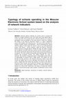 Research paper thumbnail of Typology of schools operating in the Moscow Electronic School system based on the analysis of network indicators