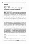 Research paper thumbnail of Origen of Alexandria, Human Dignity and the History of Racism: A Rejoinder