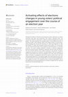 Research paper thumbnail of Activating effects of elections: changes in young voters’ political engagement over the course of an election year