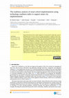 Research paper thumbnail of The readiness analysis of smart school implementation using technology readiness index to support smart city implementation