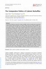 Research paper thumbnail of The Comparative Politics of Cabinet Reshuffles