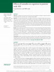 Research paper thumbnail of Effects of cannabis on cognition in patients with MS: A psychometric and MRI study