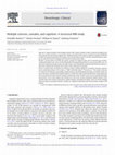 Research paper thumbnail of Multiple sclerosis, cannabis, and cognition: A structural MRI study