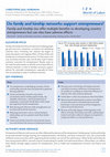 Research paper thumbnail of Do family and kinship networks support entrepreneurs?