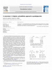 Research paper thumbnail of A convenient 1,3-dipolar cycloaddition approach to pyridylpyrroles