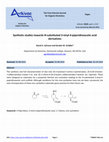 Research paper thumbnail of Synthetic studies towards N-substituted 3-vinyl-4-piperidineacetic acid derivatives