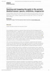 Research paper thumbnail of Review of T. Galoppin, E. Guillon, A. Lätzer-Lasar, S. Lebreton, M. Luaces, F. Porzia, E. Rubens Urciuoli, J. Rüpke, and C. Bonnet 2022. Naming and Mapping the Gods in the Ancient Mediterranean: Spaces, Mobilities, Imaginaries. Berlin: De Gruyter.