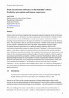 Research paper thumbnail of From Unconscious Inference to the Beholder’s Share: Predictive Perception and Human Experience