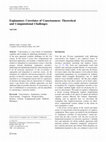Research paper thumbnail of Explanatory Correlates of Consciousness: Theoretical and Computational Challenges