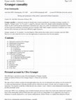 Research paper thumbnail of Granger causality