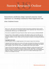 Research paper thumbnail of Sensorimotor predictions shape reported conscious visual experience in a breaking continuous flash suppression task