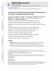 Research paper thumbnail of The association between personality disorders with alcohol use and misuse: A population-based twin study