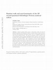 Research paper thumbnail of Random walk and non-Gaussianity of the 3D second-quantized Schr\"odinger-Newton nonlocal soliton