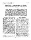 Research paper thumbnail of Role of Swi4 in cell cycle regulation of CLN2 expression