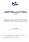 Research paper thumbnail of Expérimenter le métal et le feu. Expérimentation archéologique et médiation scientifique : la technique et le geste