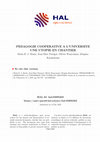 Research paper thumbnail of Pedagogie Cooperative a L'Universite Une Utopie en Chantier