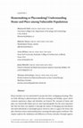 Research paper thumbnail of Homemaking or Placemaking? Understanding Home and Place among Vulnerable Populations