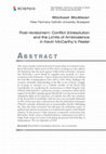 Research paper thumbnail of Post-revisionism: Conflict (Ir)resolution and the Limits of Ambivalence in Kevin McCarthy’s Peeler