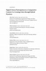 Research paper thumbnail of Digital Citizen Participation in a Comparative Context: Co-Creating Cities through Hybrid Practices