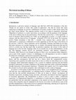 Research paper thumbnail of The Lexical Encoding of Idioms*