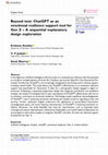 Research paper thumbnail of Beyond text: ChatGPT as an emotional resilience support tool for Gen Z – A sequential explanatory design exploration