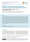 Research paper thumbnail of THE GOLLY OF PROFESSIONALACCOUNTING SYSTEM AND PROFITABILY OF NON-PROFIT ORGANIZATIONS