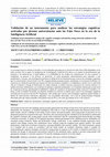Research paper thumbnail of Validación de un instrumento para analizar las estrategias cognitivas activadas por jóvenes universitarios ante las Fake News en la era de la Inteligencia Artificial