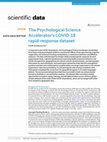 Research paper thumbnail of The Psychological Science Accelerator’s COVID-19 rapid-response dataset