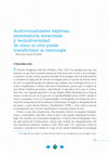 Research paper thumbnail of Audiovisualidades hápticas, espectaduría encarnada y tecnodiversidad.