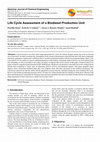 Research paper thumbnail of Life cycle assessment of biodiesel production using alkali, soluble and immobilized enzyme catalyst processes