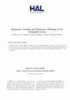 Research paper thumbnail of Kinematic Analysis and Trajectory Planning of the Orthoglide 5-Axis