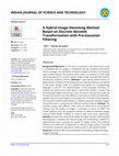 Research paper thumbnail of A Hybrid Image Denoising Method Based on Discrete Wavelet Transformation with Pre-Gaussian Filtering
