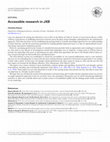 Research paper thumbnail of Accessible research inJXB