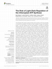 Research paper thumbnail of Faculty of 1000 evaluation for The Role of Light-Dark Regulation of the Chloroplast ATP Synthase