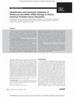 Research paper thumbnail of Data from Identification and Functional Validation of Reciprocal microRNA–mRNA Pairings in African American Prostate Cancer Disparities