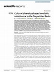 Research paper thumbnail of Cultural diversity shaped neolithic subsistence in the Carpathian Basin